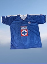 Club Deportivo Cruz Azul Men Soccer Jersey Cafu Sports Vintage Y2K Large Pepsi