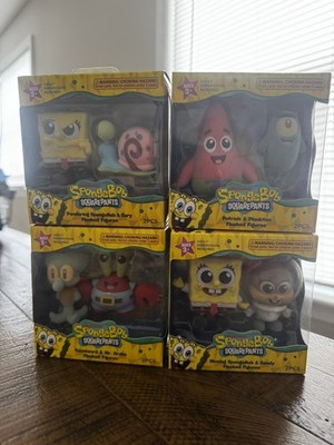 SpongeBob Squarepants Flocked figures all set 4 packs 