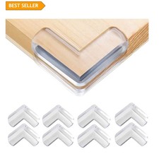 L-Shape Safety Corner Protectors - 8 pcs Non-Deforming Baby Safety Guards