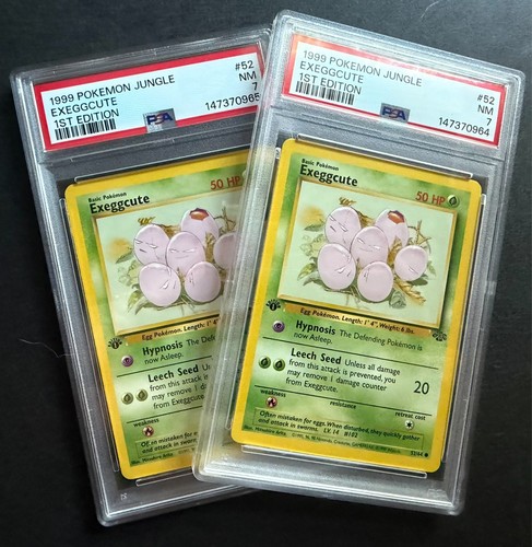 Exeggcute (1st Edition) graded PSA 7 for sale on eBay