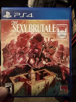 The Sexy Brutale Full House Edition PS4 GameStop Exclusive CIB w/ Soundtrack