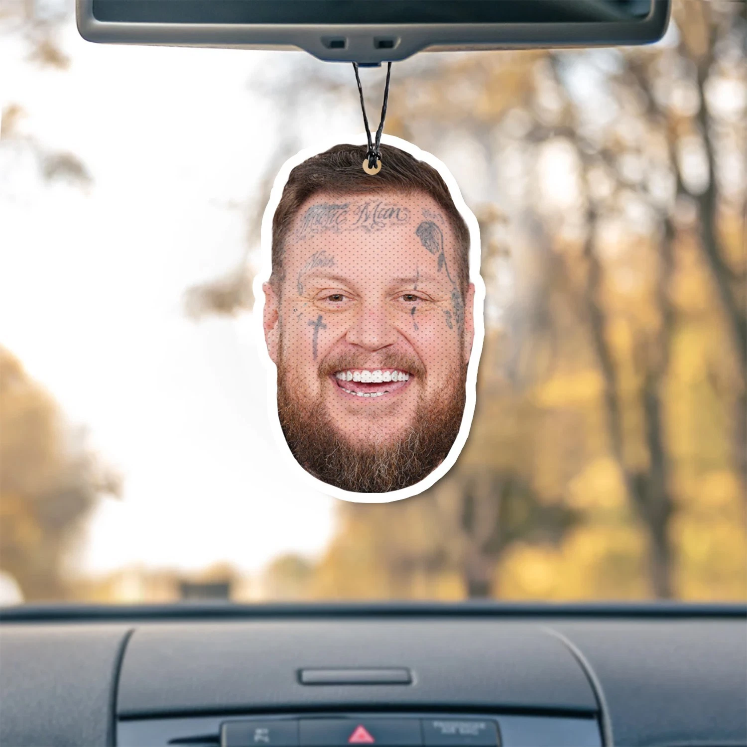 Jelly Roll Unscented Hanging Car Air Freshener Freshie