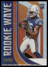 2020 Panini Playoff #RW-14 Michael Pittman Jr. Rookie Wave Silver