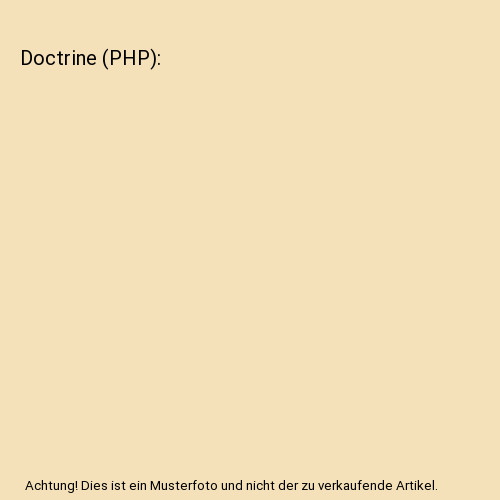 Doctrine [PHP]