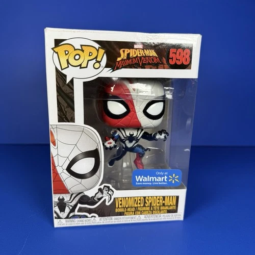 Funko Pop! Vinyl: Marvel Venomized Spider-Man Walmart Exclusive #598