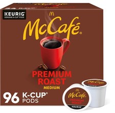 McCafe, Premium Roast Coffee, Keurig Single Serve K-Cup Pods, 96 Count