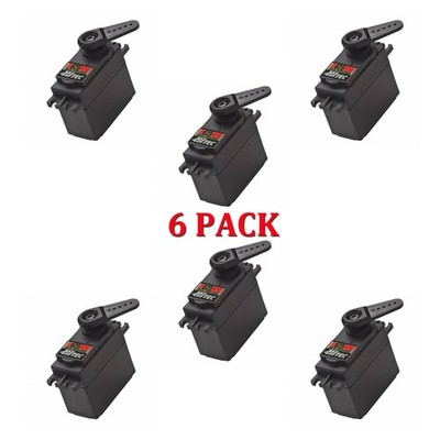 Hitec D-Series Dynamo D-625MW High Speed Metal Gear Servo 6-PACK D625MW / 625MW