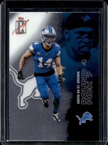 2025 Topps Signature Class Amon-Ra St. Brown Chrome Veteran #19 Lions