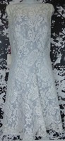 OKDRESS Ivory Lace Wedding Occasion Dress UK 10-12 Bridal Party