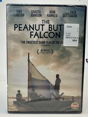 THE PEANUT BUTTER FALCON 2019 DVD/SHIA LABEOUF/DAKOTA JOHNSON   NEW & SEALED!