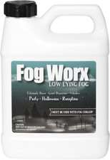 Fogworx Low Lying Fog Juice, Long Lasting Low Lying Indoor-Outdoor Fog, Designed