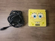Nintendo Game Boy Advance SP Handheld System Spongebob