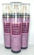 BATH AND BODY WORKS BLUSH CARDIGAN BODY MIST 8 FL OZ EACH 3