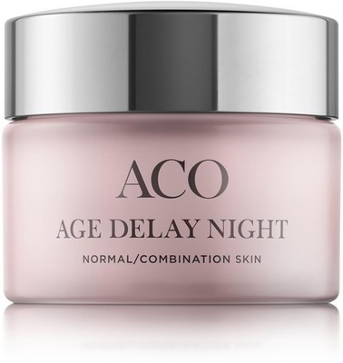 ACO Age Delay Nachtcreme 50ml Anti-Age Nachtfeuchtigkeitscreme Normal...
