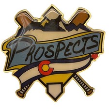 Colorado Prospects Baseball Team Enamel Pin With Dual Clutch Backing