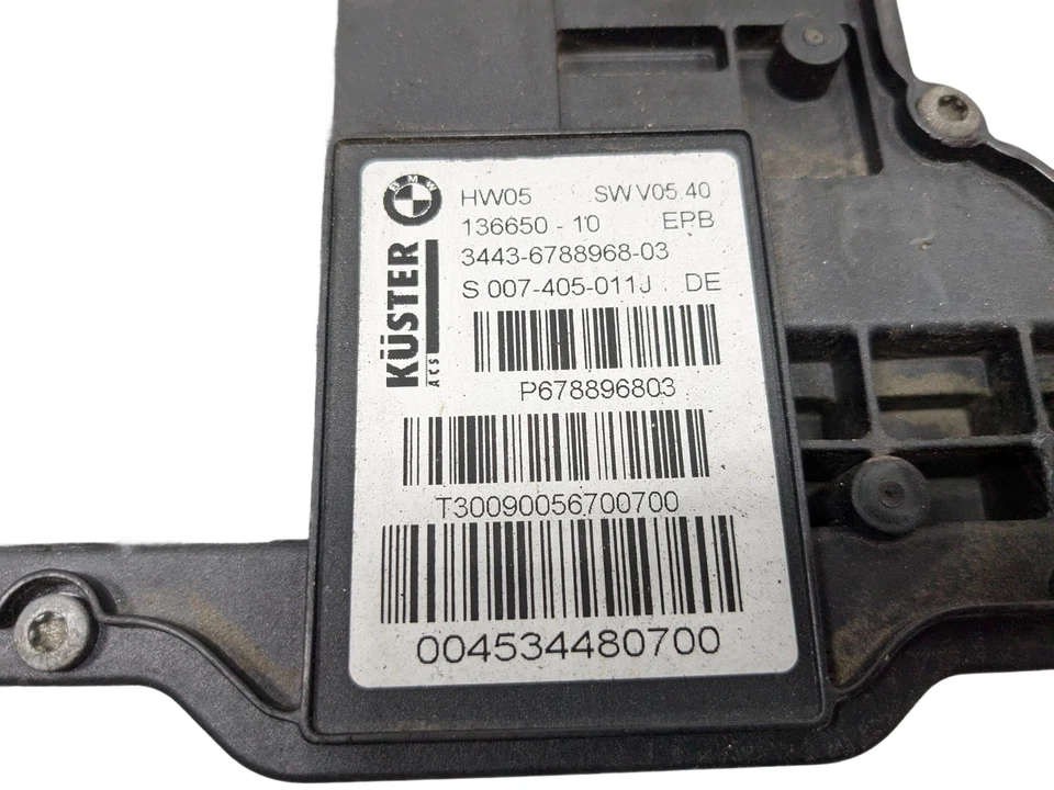 2008 - 2011 年宝马 X6 原始设备制造商紧急停车制动动作模块单元带缆车 — 第 4/4 张图片