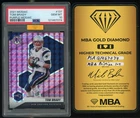 2021 Panini Mosaic No Huddle Purple Prizm #137 Tom Brady Patriots /49 PSA 10