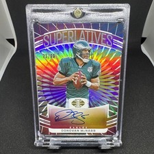 2024 Panini Illusions Superlatives Auto Donovan McNabb /99 #S-DMB Philadelphia