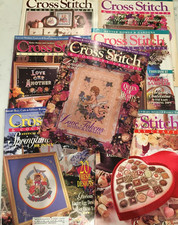Lot 19 CROSS STITCH  COUNTRY CRAFTS Magazine 7 Issues from 1990-1996 Easter Val