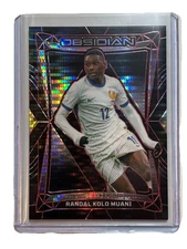 Randal Kolo Muani 2024-25 Panini Obsidian Electric Etch Red Pulsar /44 #89