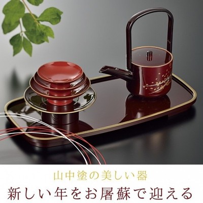 Japanese Lacquer Sake Set Sakura TOSOKI San San Kudo Wedding Ceremony MIJ Gift