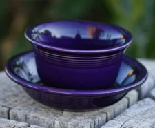Fiesta Mulberry Purple Bowls Set of 2 Made in USA
