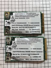 Pair Intel 3845 802.11a/b/g Mini PCIe Full Height Wireless WiFi Card @IC21