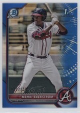 2022 Bowman Chrome Prospects Blue Refractor 1/150 Mahki Backstrom #BCP-121 0i6p