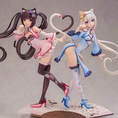 NEKOPARA Chocolate Vanilla Lolita Action Model Cheongsam Figure Chassis Ornament