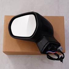 FOR FORD FIESTA MK8 2017-2024 LEFT SIDE WING MIRROR ELECTRIC HEATED PRIMED BLACK