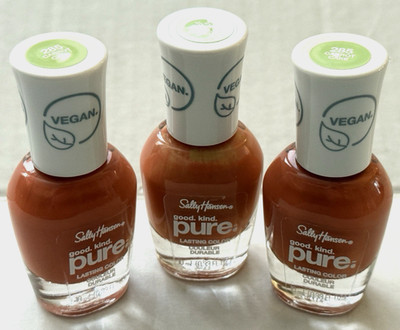 Sally Hansen Good Kind Pure Nail Color or Polish #285 Carrot Cake Lot Of 3 Vegan