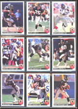1992 Fleer Football, Base Set Cards # 201 to 480, U-PICK, NM/M, BB3