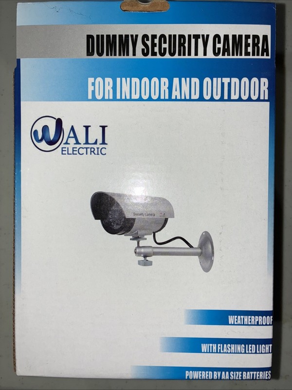Dummy Security Camera Led Light Battery Powered