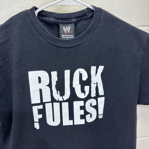 Vintage WWF WWE L John Cena Champ Ruck Fules T Shirt Wrestle Mania 2004 Large - Picture 7 of 15