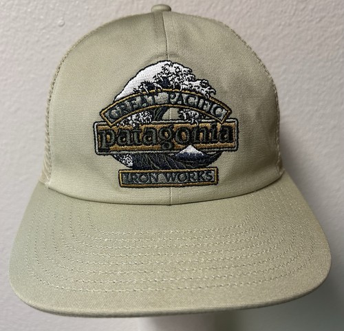 Patagonia Great Pacific Ironworks Snapback Hat Embroidered Weathered Stone 