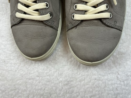 Ecco Soft 7 Sneakers Womens 7 Leather Grey Rose Casual Quiet Luxury Neutral Gorp - Picture 3 of 11