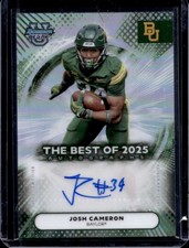 2025 Bowman Best University Josh Cameron The Auto Autograph #BOA-JCA Bears