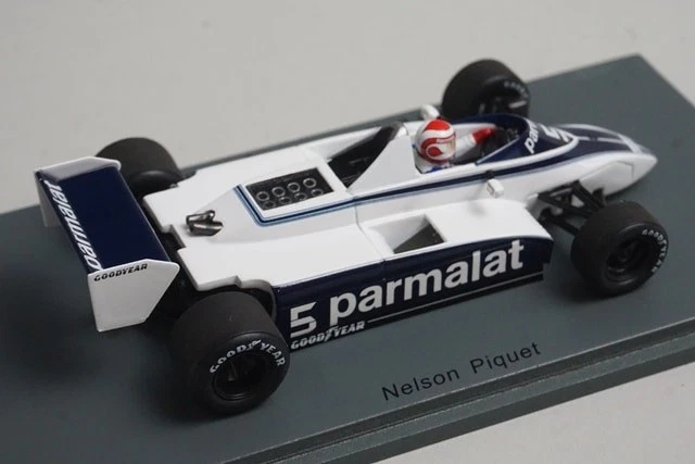1:43 Spark S4790 Brabham BT49 Winner Long Beach GP 1980 #5 N. Piquet model car - Image 4 of 4