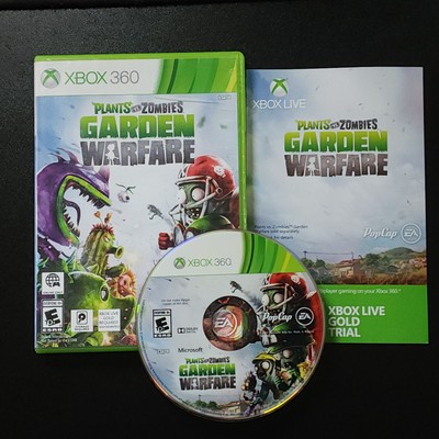 Plants Vs Zombies Garden Warfare - (Microsoft Xbox 360) Tested and Working