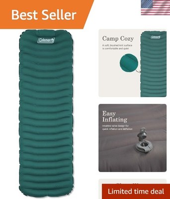 Comfortable Self-Inflating Sleeping Pad - Lightweight, Insulated, and Quiet