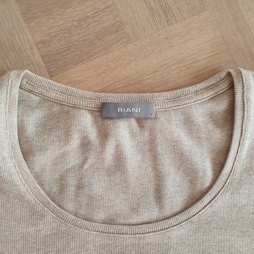 Riani Shirt Mops Hund ungetragen Gr.40 T-Shirt beige Neu ohne Etikett - Bild 4 von 9
