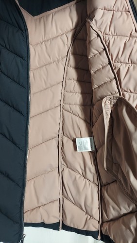 Laundry by Shelli Segal Womens XS Black Hooded Mid-length Quilted Puffer Coat - Picture 9 of 11