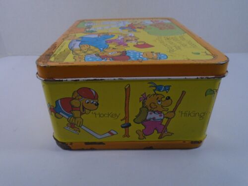 Berenstain Bears 1983 - lonchera de metal (mira) - Imagen 5 de 9