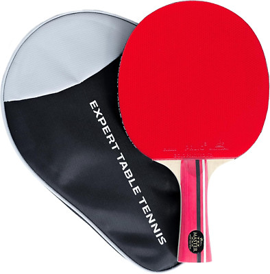 Palio Master 3.0 Table Tennis Bat & Case | Ittf-Approved Intermediate Ping Pong