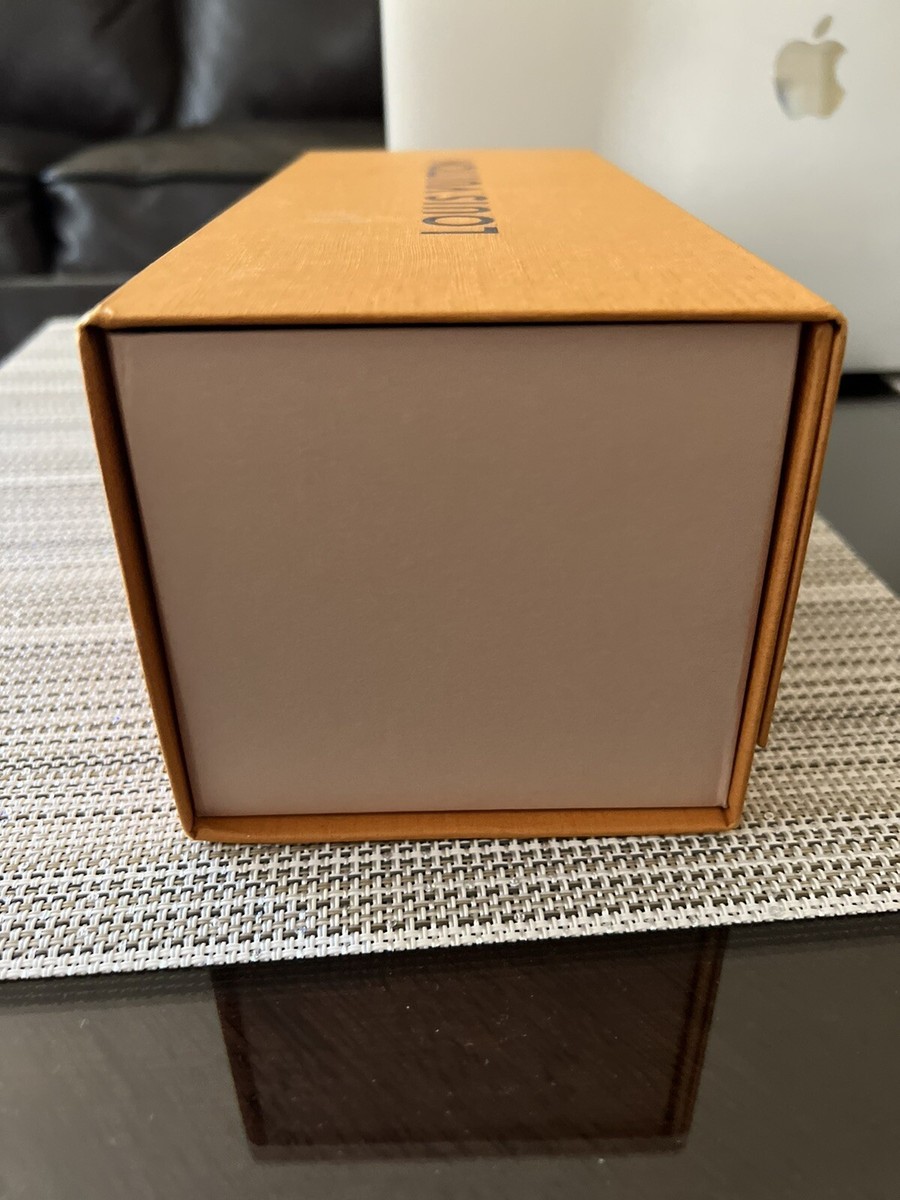 Authentic Louis Vuitton Orange Magnetic Gift Box 10.25
