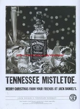 Jack Daniels "Tennessee Mistletoe" Whiskey 2003 Magazin Anzeige #1778