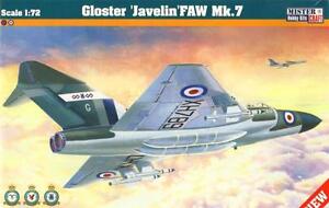 GLOSTER JAVELIN FAW MK.7 MODEL KIT (RAF MARKINGS) #D26 1/72 MISTERCRAFT