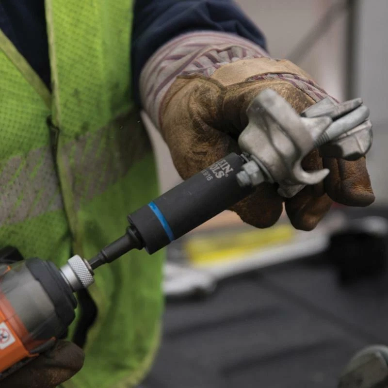 Klein Tools 66010 Impact Socket Set High-Torque Deep Sockets 12-Point 1.5" Drive - Image 4 of 4