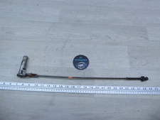 1975 Honda CB400 Four H1642-1) rear brake linkage rod with pivot shaft