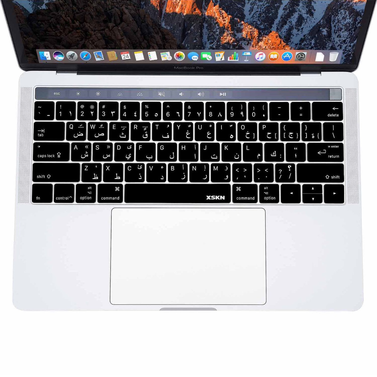 KB Covers Copertura Tastiera In Silicio Per MacBook Pro Con Touch Bar (Late 2016), Layout Turco QWERTY, Protegge Da Sporco E Umidità